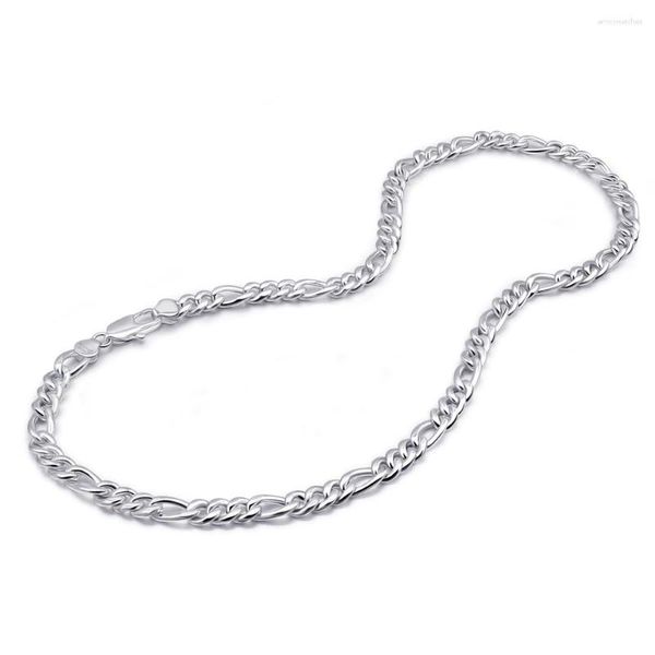 Цепочки Ziqiudies925 Серебряные серебряные мужские венецианские ожерелья Высокий класс классический ювелирный подарки подарка подарка 8 мм толщиной