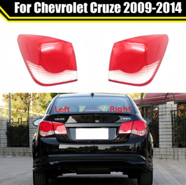 Para Chevrolet Cruze 2009-2014 Luzes de freio traseiras da luz traseira do carro Cascado Substitua a máscara de tampa da casca traseira automática