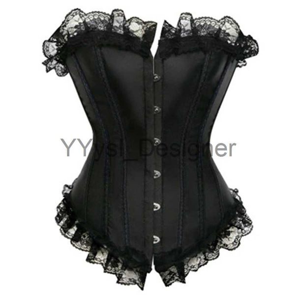 Corset sexy bustier top vintage lingerie corselet in pizzo burlesca gotico costume da donna corsetti rosso viola giallo x0823