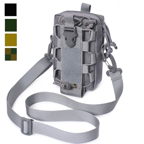 Sırt çantası paketleri avcılık bel çantası molle şişe torbası askeri taktik EDC araçları kemer paketi açık yelek wallte telefon aksesuarları cep 230822