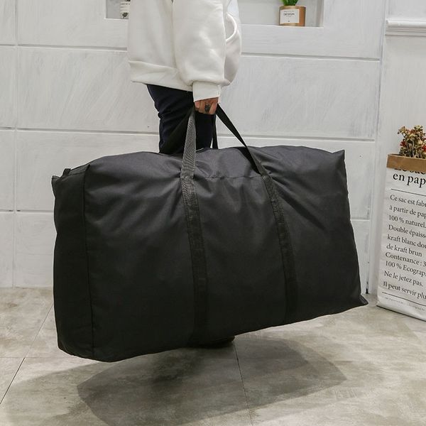 Borse per borsone unisex sottile bagaglio pieghevole sacca per bagagli di grande capacità borsone indossabile machiale per uomini di luce casual weekender oxford abbigliamento sacchetti 230822
