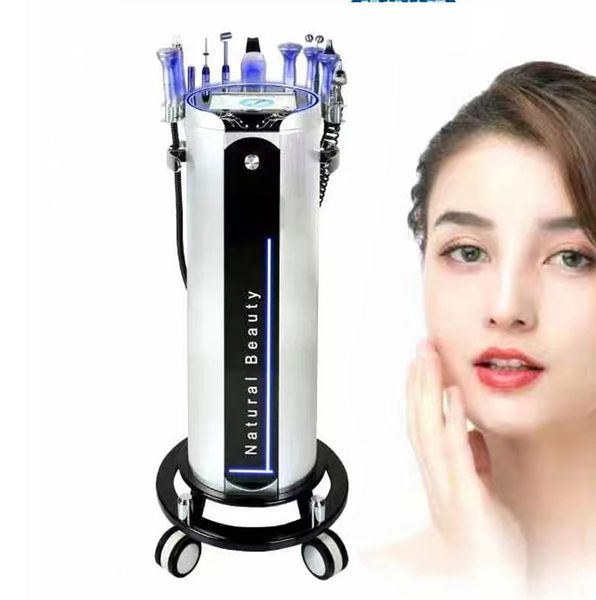 Sistemas multifuncionais de tratamento de spa beleza China preços atacadistas aqua jet peel mais recente 10 em 1 face máquina hidra facial