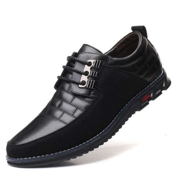 Kleiderschuhe Mann Synthetische Leder -Sneakers Schuhe für Männer lässige Schuhe PU Lederschuhe Schwarze Atmungsgeschäftsschuhe 230822