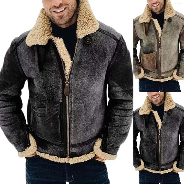 Giacche da uomo cappotto a doppio petto capri invernali da uomo e giacca con cerniera cardigan con cappuccio