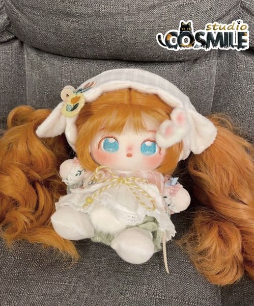 Bambole peluche cossile senza attributi sirena principessa tina arancione capelli lunghi parrucca ripiena plushhie 20 cm bambola giocattolo body sa xy 230823