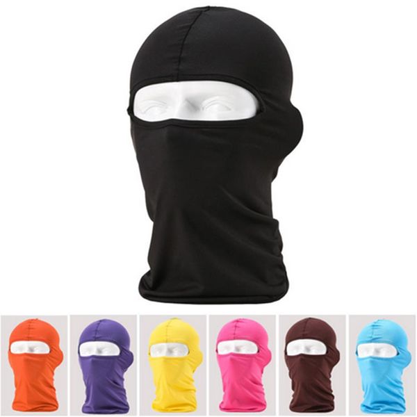 Proteção ao ar livre inteiro Lycra Balaclava Apreselia de cabeceira Balaclava Pescoço de ciclismo MASK3074