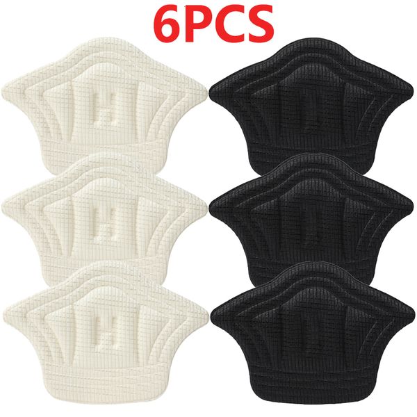 Schuhteilezubehör 6PCS Einlegesöcke Patch Ferse Pads für Sportschuhe Einstellbare Größe Antiwear Feet Pad Kissen Einsatz Insist -Beschützer zurück Aufkleber 230823