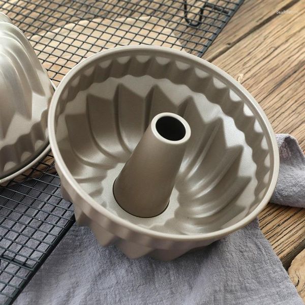 Pişirme Kalıpları 4/7 inç Büyük Spiral Şekli Kek Kalıp Çubuk Donutlar Savarin Çikolata Kalıp Tatlı Kitchenpastry Bakeware