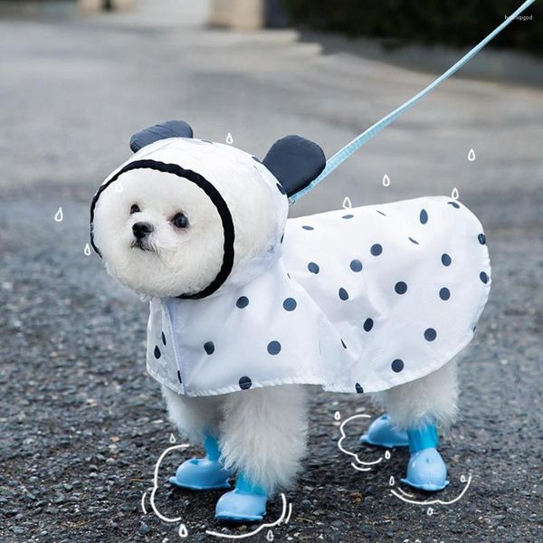 Abbigliamento per cani xs-2xl impermeabile per animali domestici graziosi abbigliamento impermeabile per piccoli cani da gattino cucciolo di pioggia