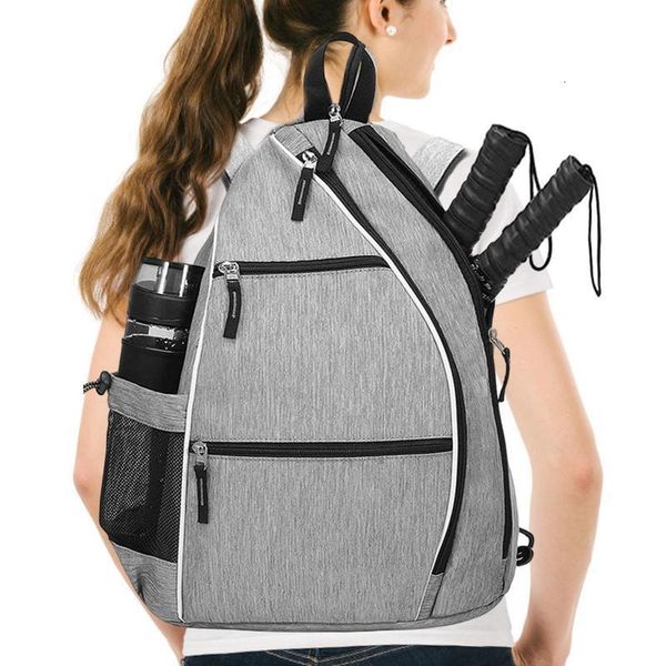 Panniers Bags Verstellbarer Reise -Rucksack wasserdichte Pickleball -Rucksäcke große Kapazität Männer Frauen Sport Camping Wandertasche 230823