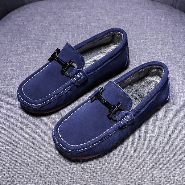 Tênis de tênis Crianças crianças sapatos de caminhada azul cautelos de caça de jovens de meninos Anti-Slip Kids Shoes Casual School 230823