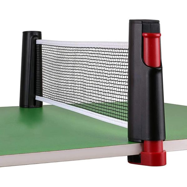 Настольные теннисные капусты портативные сети Ping Pong Net Rack retgaintable в любом месте домашние спортивные залы. Упражнения 230822