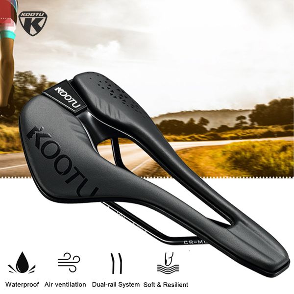 Велосипедные седла Kotulu Hollow Bicycle Saddle Ultra Light Mountain Bike Road Pu Soft 230822