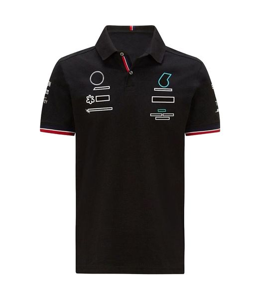 F1-T-Shirt, Racing-Revers-POLO-Shirt, Formel-1-Fans, kurzärmelige Oberteile, schnell trocknende Kleidung für die Autokultur, kann individuell angepasst werden324f