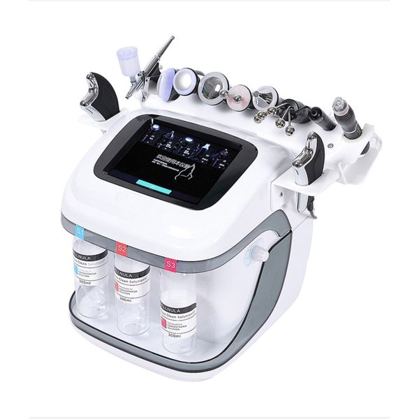 Hydrodermabrasion Microdermabrasion Machine Facial Dermabrasion Hydro 10 in 1 Wasserstrahl Sauerstoffschalthaut Hautpflege -Schönheitsausrüstung