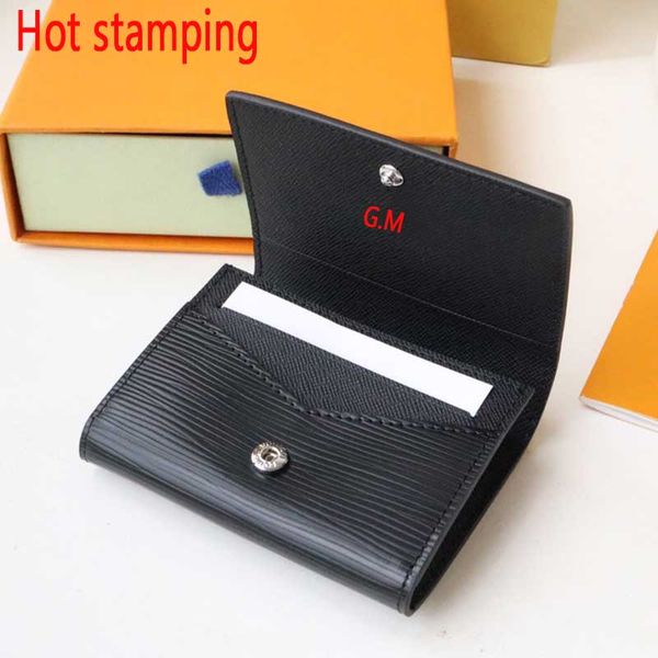 M63801 роскошный кошелек, дизайнерский женский держатель для карт, мини-кошелек высшего качества, бизнес-кредитные кошельки, письма с горячими штампами, карманные кошельки, сумка для ключей