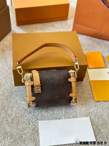 23SS Designer Womens Bags Side Trunk Luxury Brand Borse Borse Box Borse da donna Fashi
