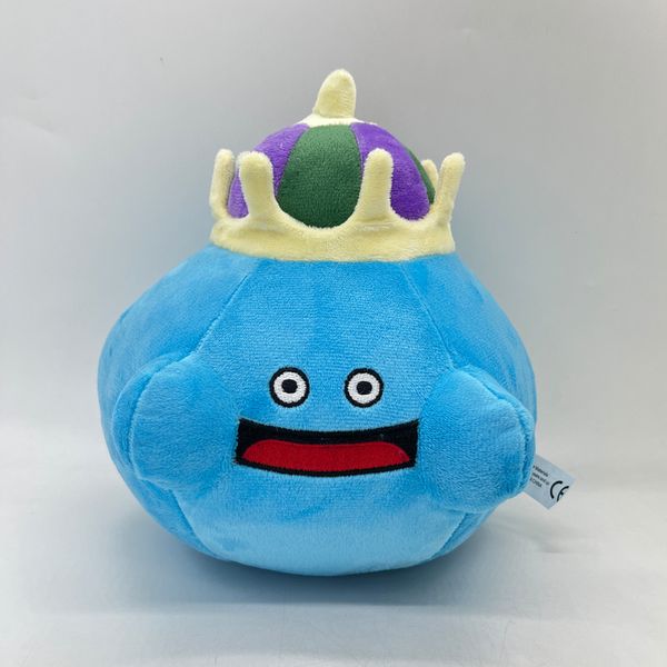 Плюшевые куклы 22см Dragon Quest Smile Smile Slime Toy Toy Cartoon Facked Mife Christmas Birthday Gift для детей 230823