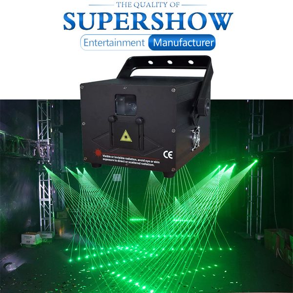 YWPRO Light Projector Laser Stage Music Light 3W 5W RGB Анимационная лазерная лазер для управления DMX512