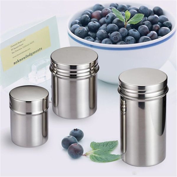 Garrafas de armazenamento de alta qualidade potes 304 latas de aço inoxidável latas seladas