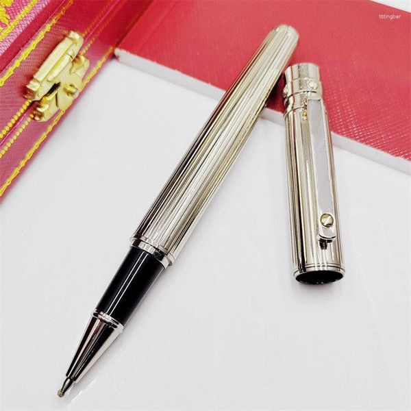 CA S -Serie Gold- und Silberstreifen Design Ballpoint Stifte Schreiben Geschenkstatinerie Luxus -Büro -Supplie 13 Farbauswahl