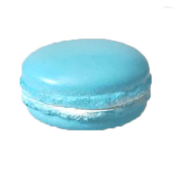 Flores decorativas 1pc simulação macarons alimentos alimentos sobremesas mole