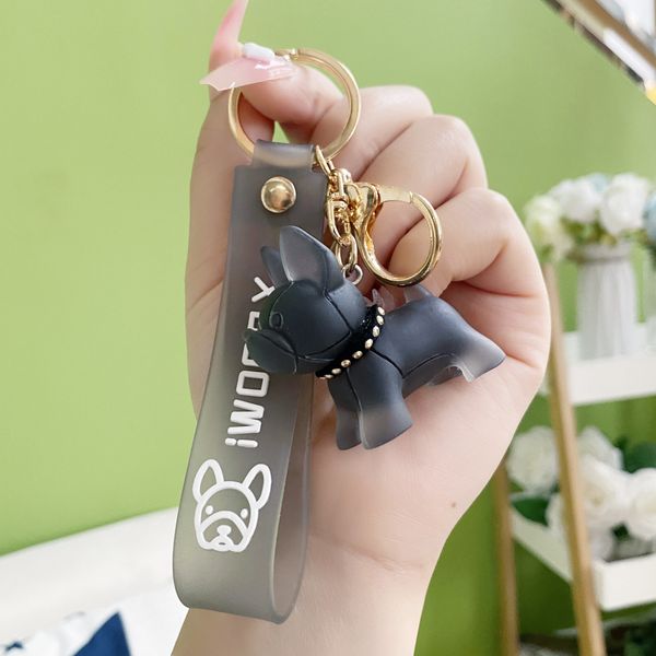 Клавичные Lanyards Classic French Punk Bulldog Bulldog Men Men Men Car Tassel Gued Derver Cring Pitbull Подвесная сумка Llaveros Mujer Jewelry Accessory 230823