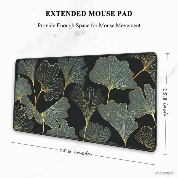 Mouse Pads pulse Black Gold Green Folhas de Mouse Pad Computador Gaming Novo Mousepad Anti-Slip Mouse Mat teclado PAD REQUEDO RODO R230823