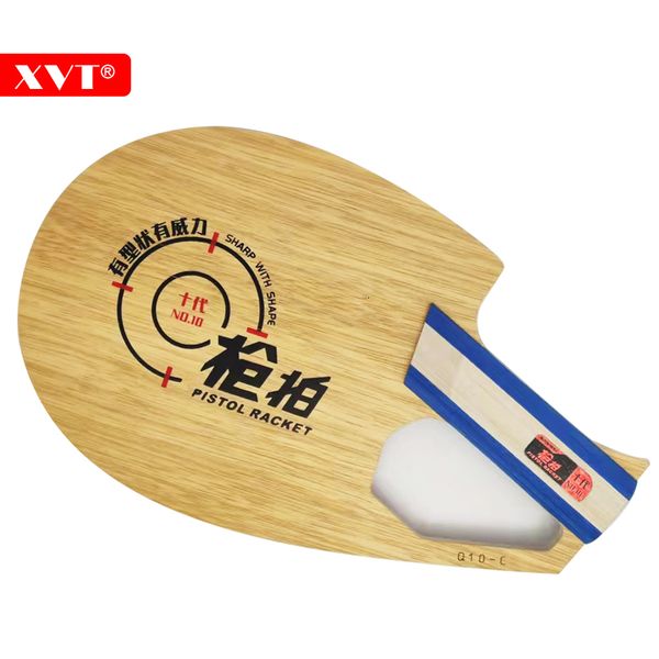 Tênis de mesa raquets Sanwei Q10C 9A1 Pistola de fibra de carbono Blade Racket Tennis Bat 230822