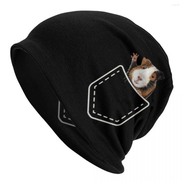 Berretti Guinea maiale nei miei cappelli da tasca da tasca cappello da maglia fresco per uomini donne autunno inverno cavo caldo cranio berretto berretti tappi