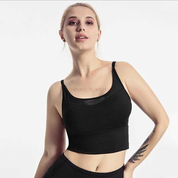 LL YOGA BRA NUOVO SENZA NUDE SENSE SENSE STRUZIONE STEREOTIPI SCRITTURA DI BAGNIA SLING BRA VITLI FITNESE YOGA