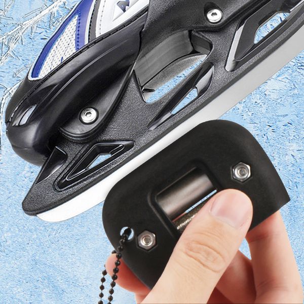 Air Hockey 1PCS Eis Skate Blade Spitzer tragbarer Hockey -Skating -Verschleiß Widerstand Sand Schleifstein 230822