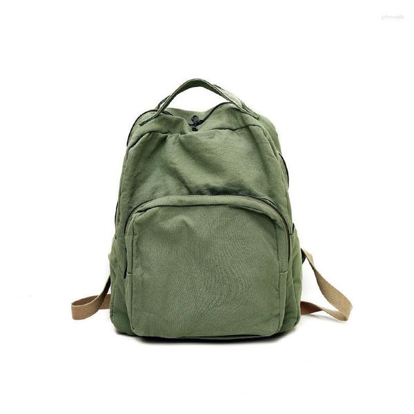 Bolsas de escola Mulheres Backpack Sense Vintage Girl School School Campus feminino Harajuku Ulzzang College Student Forest Ins Wild Canvas