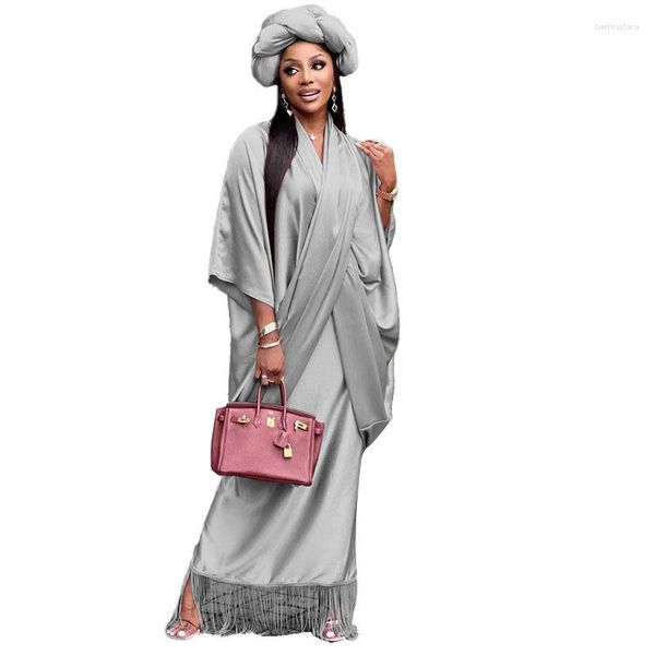 Roupas étnicas Moda Moda Oriente Médio Vestido de Turquia Médio Duas Peças Termas Vintage cruzadas soltas Arábica Abaya Robe muçulmano vestidos de noite