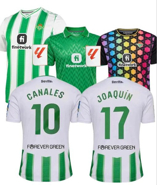 23 24 maglie da calcio Real Betis edizione speciale kit per bambini JOAQUIN 17 Iglesias casa lontano terza camiseta de futbol Juanmi CANALES Maglie da calcio Fekir copa DEL rey FINALE