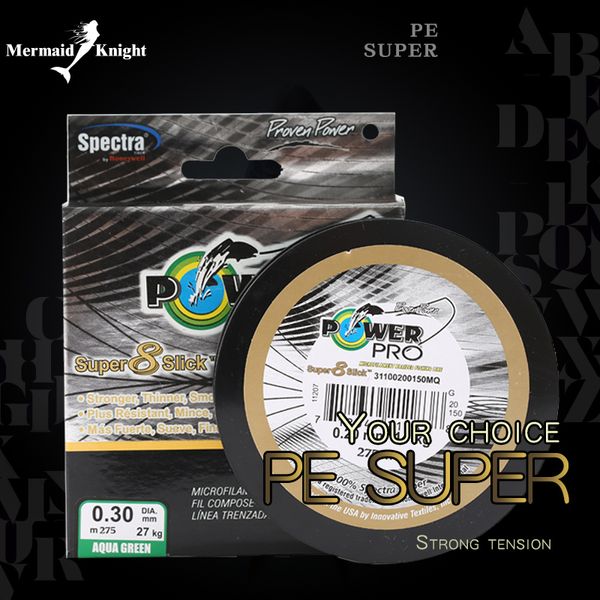 Pesca in linea intrecciata 275m PE 8 Incesso per Sea Power Pro 300yds 20 80LB Super intrecciata Linea 230822