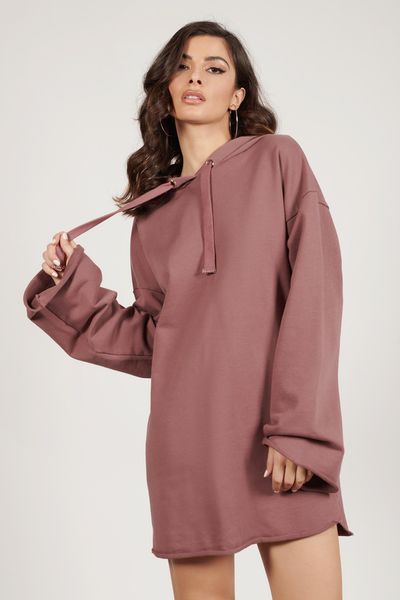 Hoodies de tamanho grande feminino para moletações de tamanho grande para mulheres de mangas compridas de cor mole de cores sólidas femininas vestido