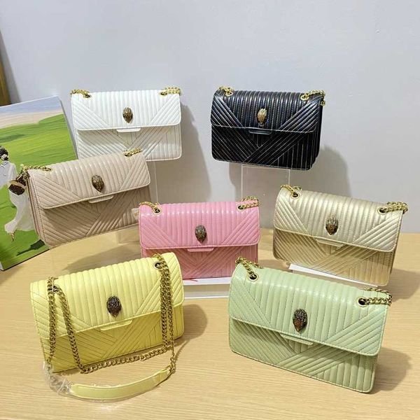 Novas mulheres kurt geiger bolsa de ombro bolsas marca reino unido águia cabeça corrente crossbody senhora carteira bolsa embreagem sacos designer s12