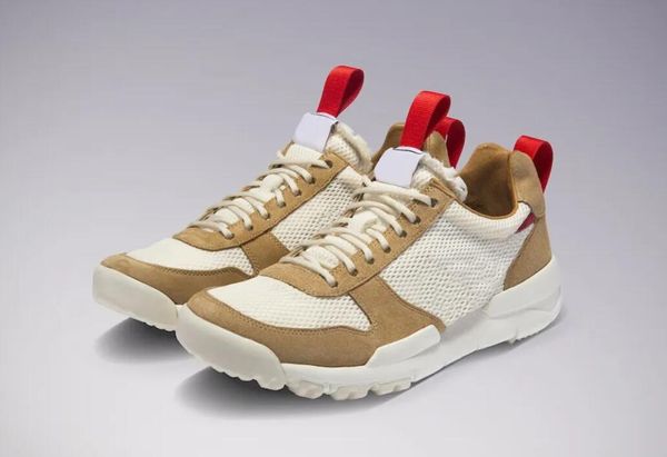 2023 AUTENTICI TOM SACHS X MARS YARD 2.0 TS MEN DONNE DONNA SCARPE NATURALE SPORT ROSSO REDI SNELLE LIMITED SNEAKER AA2261-100 con scatola originale