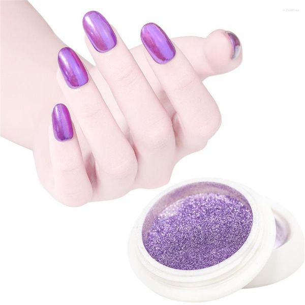 Nagelglitter Chamäleon Aurora Mirror Pulver Flash Fairy Chrom Laser