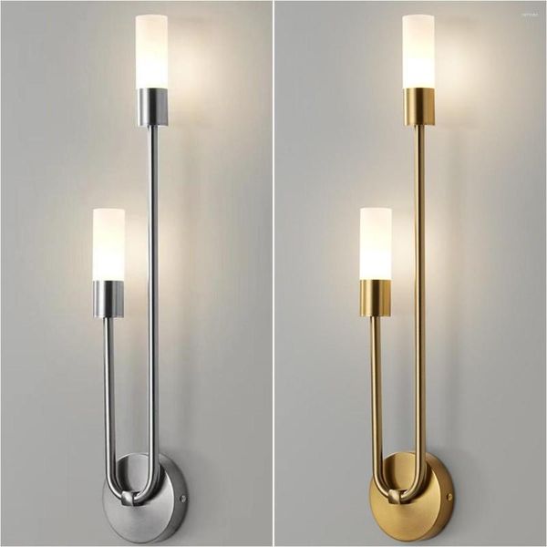 Lampada a parete Modern a forma a Uccini con applique a LED per soggiorno Apparecchiatura da comodino Apparecchiatura per il bagno della decorazione del bagno