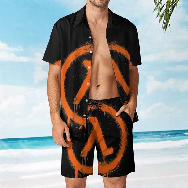 Tute da uomo Rise Shine Beach Suit Creative 2 pezzi Vintage Home Dimensioni Eur