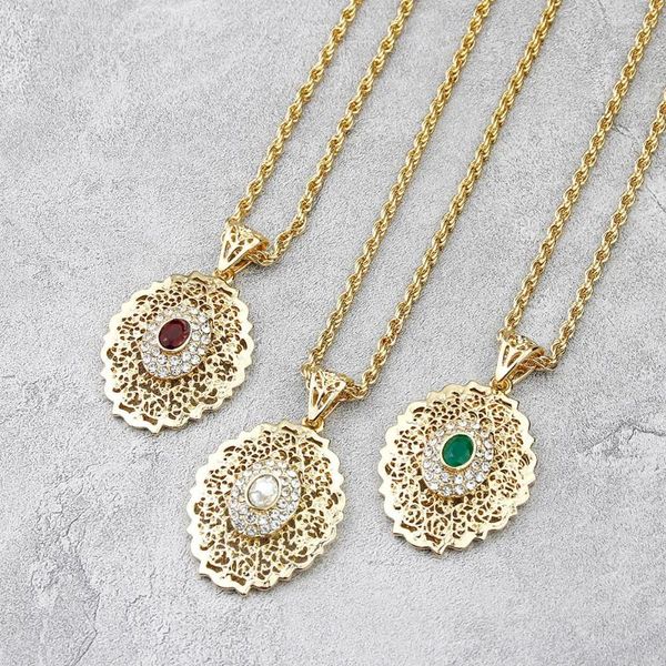 Подвесные ожерелья Neovisson Длинное ожерелье для женщин золотой цвет марокканский шарм -свитер цепь африканские этнические свадебные украшения 2023