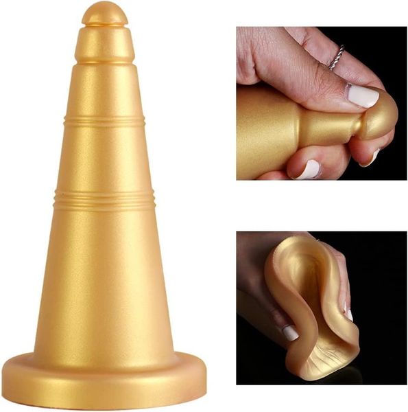 Slips, Höschen, superweicher Analplug, flüssiges Silikon, Eistüten-Design, Spielzeug für Erwachsene, Vaginalmassage, Prostatastimulation, doppelter Verwendungszweck, Hintern 230824