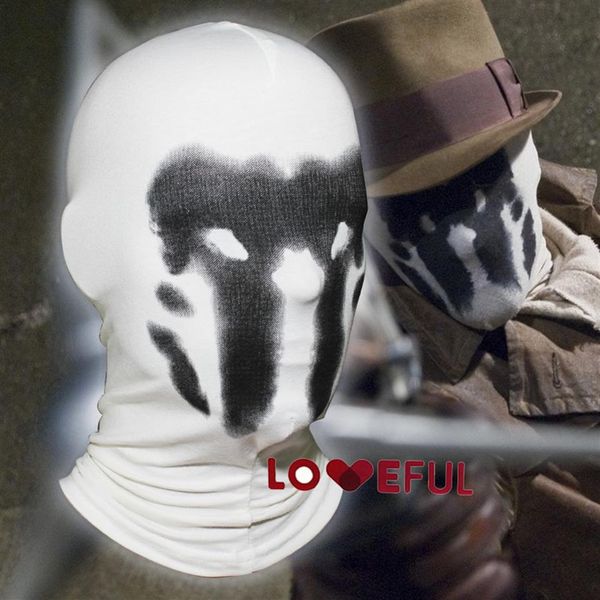 Neue Qualität niedlicher Uhren Rorschach Mask Cosplay Kostüm Comic Mask Watchmen292v