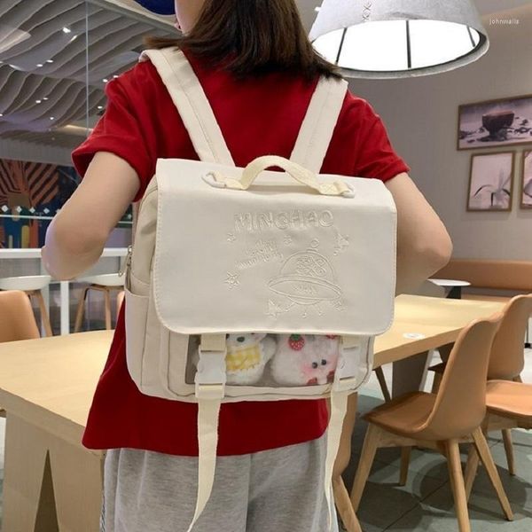 Schultaschen japanische antike und niedliche weiche Mädchen Handtasche Koreanische Version Schmerz Bag Uniform Student Rucksack