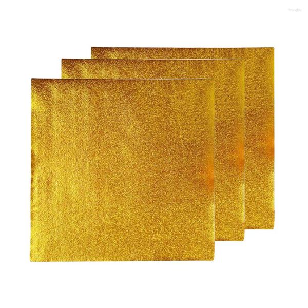 Strumenti da forno carta da avvolgimento cioccolato: carta zuccherata in alluminio dorato imballaggio zucchero San Valentino 500pcs