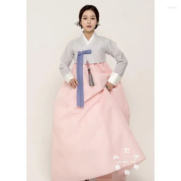 Abbigliamento etnico personalizzato personalizzato importato tradizionale Hanbok Wedding Benvenuto Costume