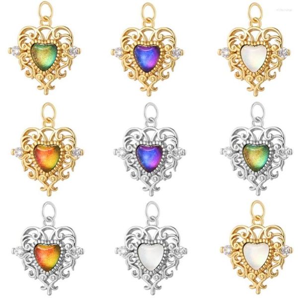 Charms Crystal Cuore di lusso per gioielli che producono bohémien oro color designer per orecchino fai -da -te crashchain bulk oggetti all'ingrosso