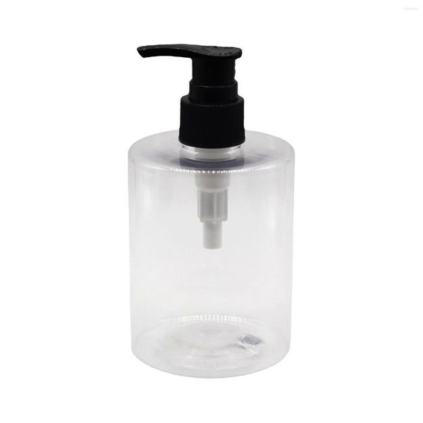 Sıvı Sabun Dispenser Pet Malzeme 300ml Düz Omuz Silindirik Losyon Ayrı Şişe Kozmetik Gövde Emülsiyon Pres